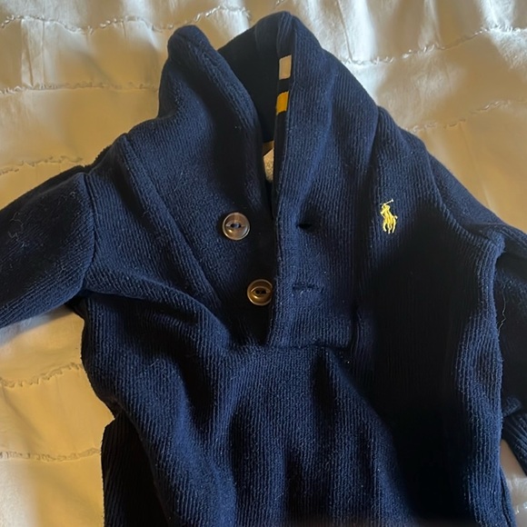 Navy Blue Kids Sweater by Polo by Ralph Lauren - Picture 1 of 4